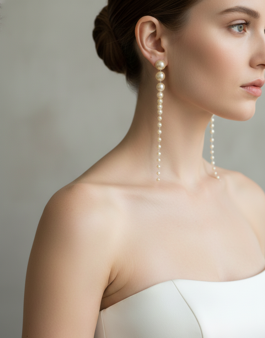 Pearl Infinity - SFUMATO earrings